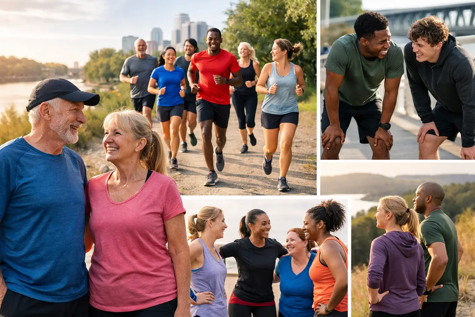 Beginner-friendly running community supporting each other