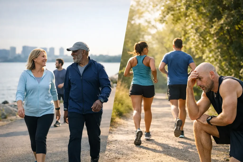 Walking Workouts vs Running for Real Life